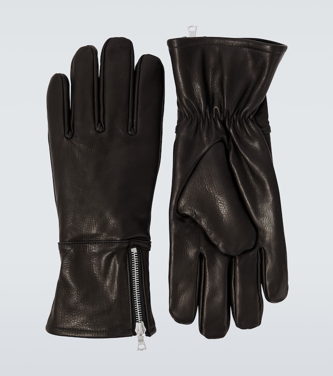 Leather gloves | Auralee