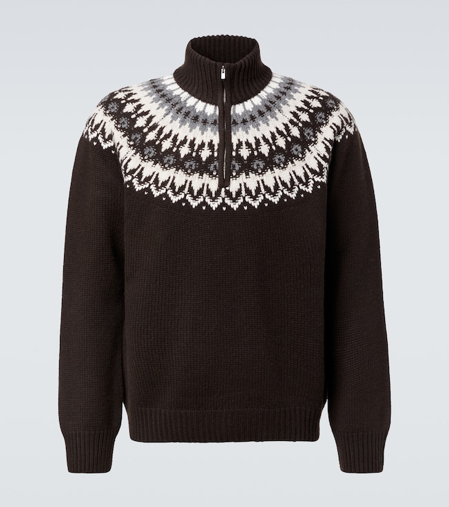Mr Saint Gervais Fair Isle cashmere sweater | Arch4