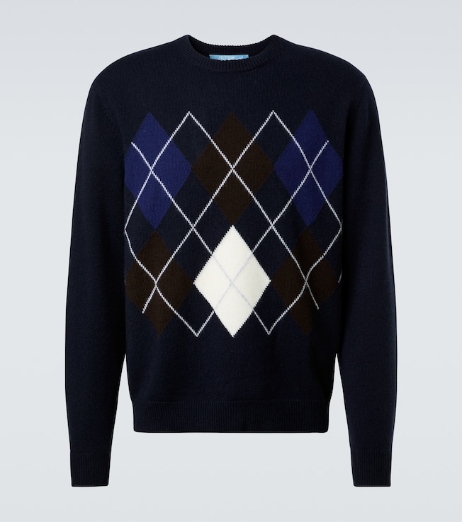 Argyle cashmere sweater | Arch4